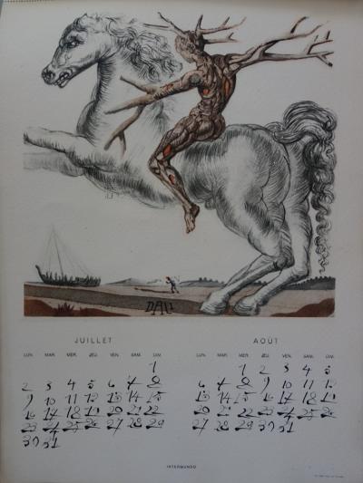 Salvador Dalí : Suite Intermundo - Six héliogravures signées 1956 2