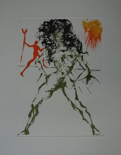 Salvador DALI : Huit Péchés Capitaux, la Luxure- Gravure original 1968 2