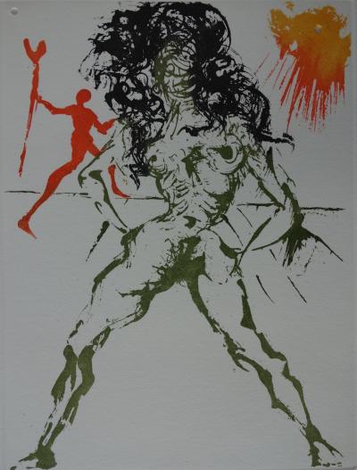 Salvador DALI : Huit Péchés Capitaux, la Luxure- Gravure original 1968 2
