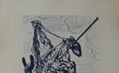 Salvador Dali : Les Falsificateurs, Gravure originale signée 2