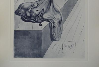 Salvador Dali : Les hommes qui s’entre-dévorent, Gravure originale signée 2
