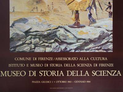 Salvador DALI : L'arrivée en Amérique - Affiche originale signée 2