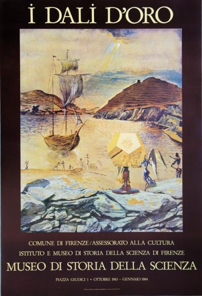 Salvador DALI : I Dali d’Oro, Affiche originale d’époque 1983 2