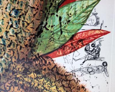 Salvador Dali : L’ananas - Gravure originale signée 2