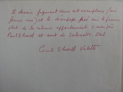 Salvador DALI - Modèle nu debout - Dessin original de la collection Paul Eluard 2