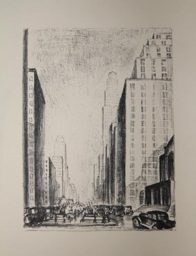 Paul MORAND - New-York,  Illustré par Adriaan Lubbers - Lithographies, Exemplaire numéroté 2