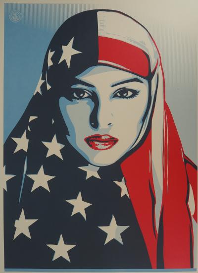 Shepard FAIREY (OBEY) : We the people (are greater than fear) - Lithographie 2