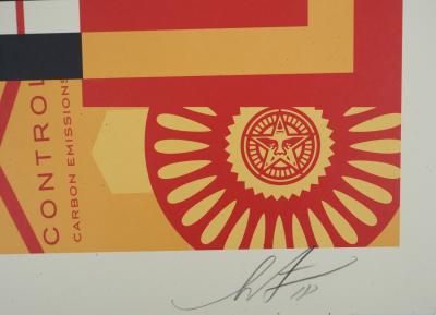 Shepard FAIREY - Face collage II - Sérigraphie signée 2