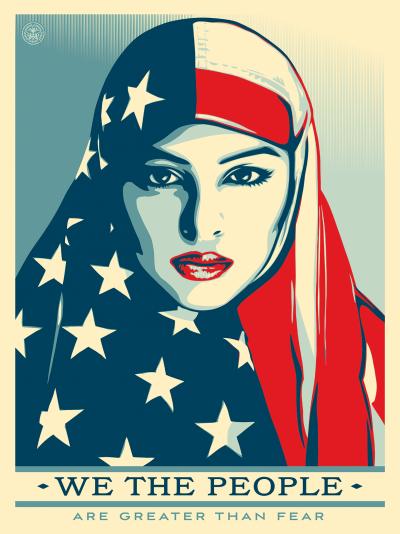 Shepard Fairey (d’après) - We the people are greater than fear 2