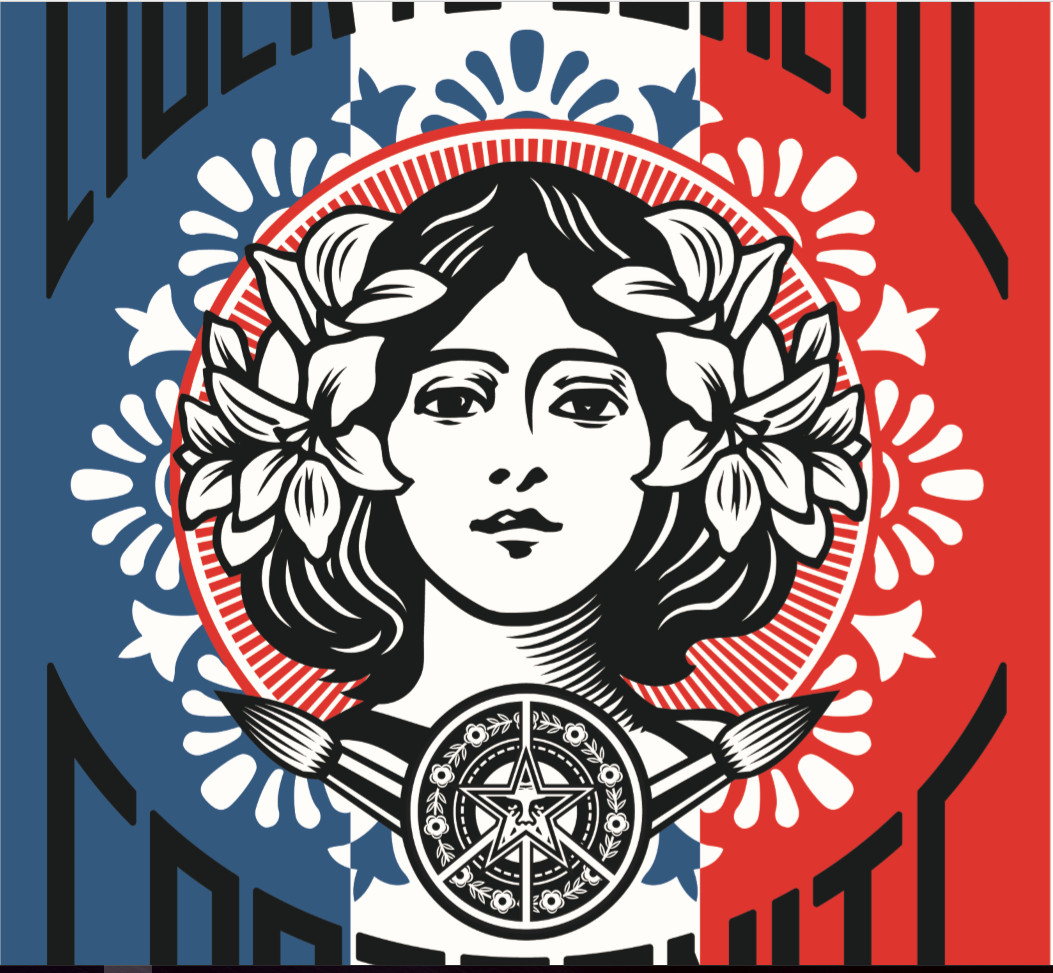Shepard Fairey We the people greater than fear, Lithographie Street Art Plazzart