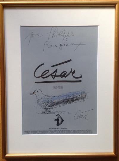 CESAR - Dessin original signé 2