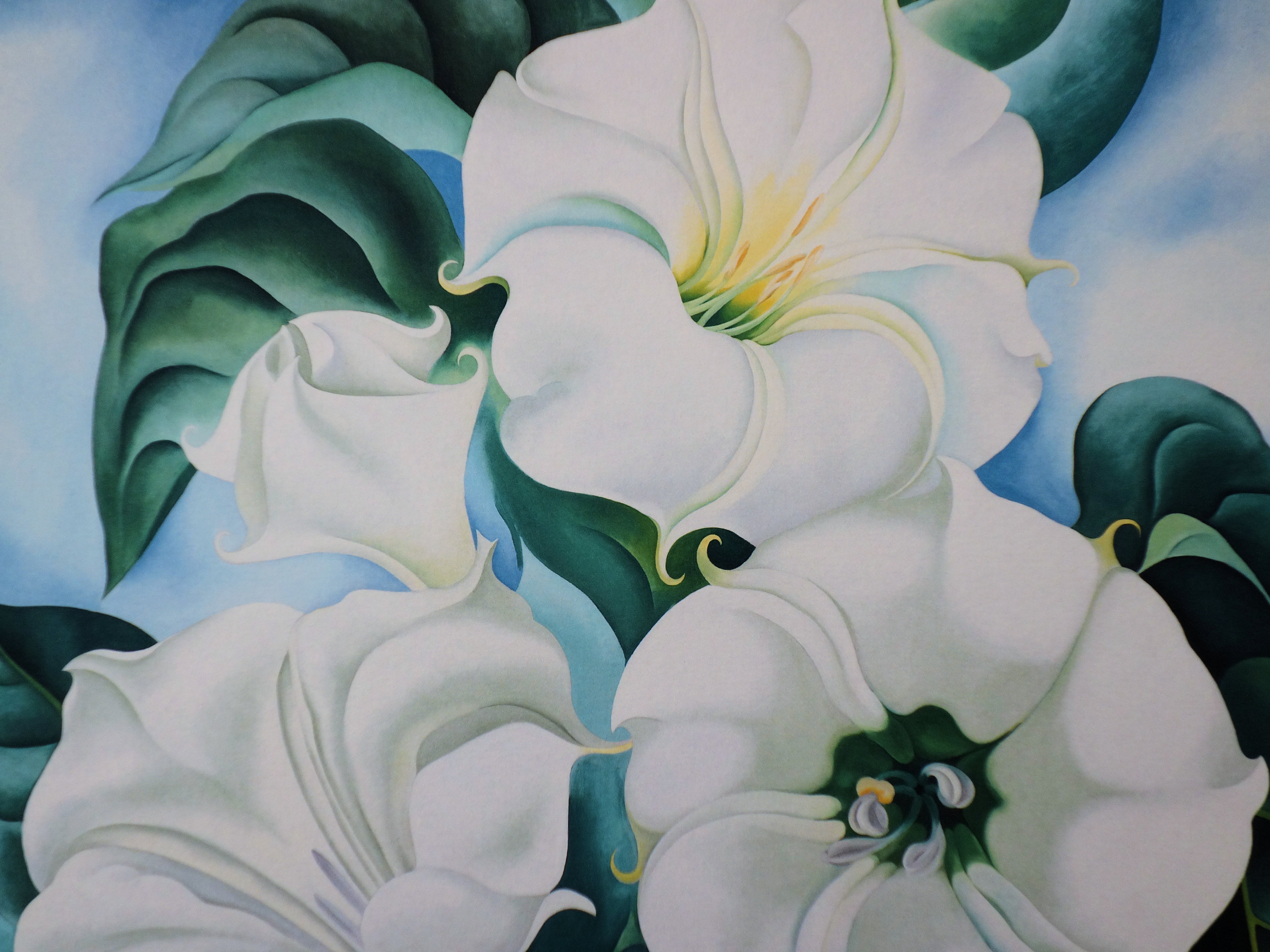 Georgia O'KEEFFE (d'après) - Jimson Weed 1936 ...