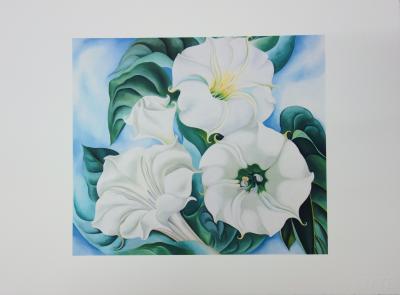 Georgia O’KEEFFE (d’après) - Jimson Weed 1936 - Lithographie 2