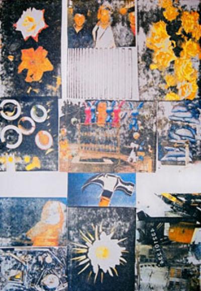 Robert RAUSCHENBERG  - Charms Against Harms, 1993 - Impression offset signée au crayon 2