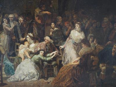 Charles Louis MULLER (1815-1892). Attribué à, Appel des dernières victimes de la terreur, Huile sur toile 2