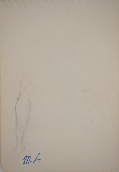 Marie LAURENCIN : Etude de jambe, dessin original signé 2