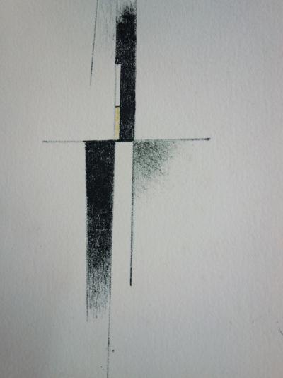 Paul MANSOUROFF : Forme géométrique - Lithographie originale 2