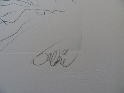 Jean-Baptiste VALADIE : Etreinte Saphique - Gravure signée 2
