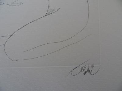 Jean-Baptiste VALADIE : Reste un peu mon amante - Gravure originale signée au crayon 2