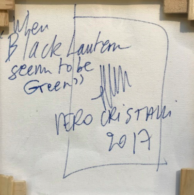 Vero CRISTALLI - When Black Lantern seem to be Green, 2017 - Aérosol sur toile 2