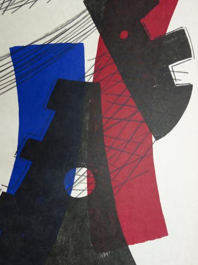 Berto LARDERA : Cristaux de Lune - Lithographie originale Signée 2