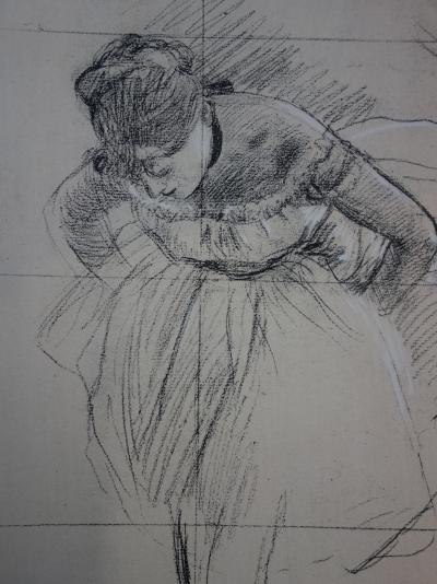 Edgar DEGAS : Ballerine répétant - Lithographie signée 2