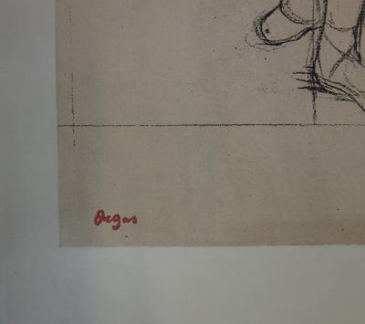 Edgar DEGAS : Ballerine répétant - Lithographie signée 2