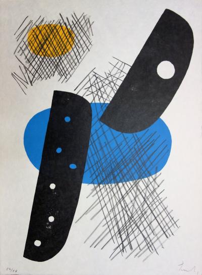 Etienne HAJDU : Bourgeon éclaté - Lithographie originale Signée 2