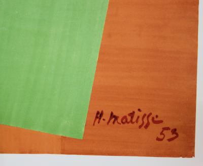 Henri MATISSE - L’Escargot, grande Sérigraphie signée 2