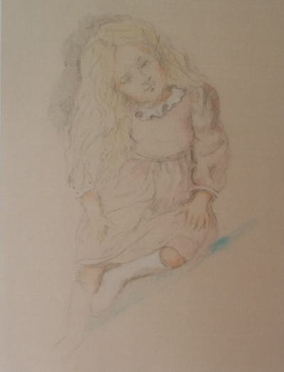 Balthus  - Balthasar Klossowski de Rola  Valérie,1994 - Lithographie au crayon signée à la main 2