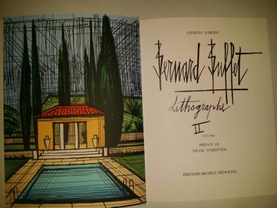 Bernard Buffet  Catalogues raisonnes des lithographies de l'artiste  les tome i et ii du catalogue raisonne lithographe de bernard buffet t 1 et t 2 soit 515 references 2