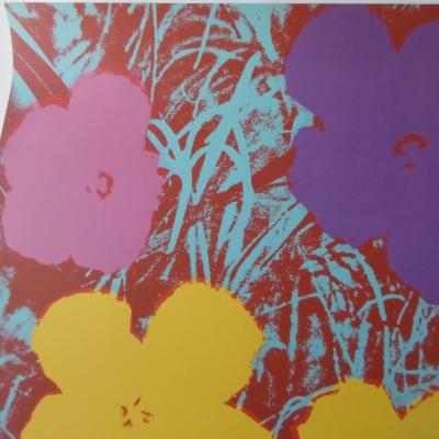 Andy WARHOL (d’après) - Poppy Flowers, 1980 - Sérigraphie 2