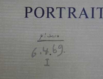 Pablo PICASSO (d’après)  Portrait Imaginaire, Le Bâtonnier - Lithographie signée 2