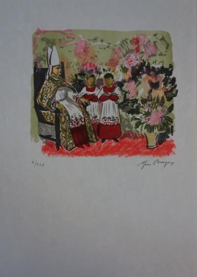 Yves BRAYER: Children of the Heart - Original signed lithograph / 30 copies 2