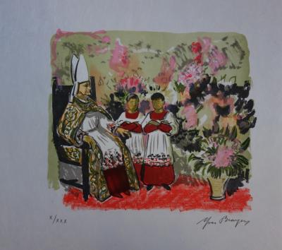 Yves BRAYER : Les Enfants de Coeur - Lithographie originale signée /30ex 2