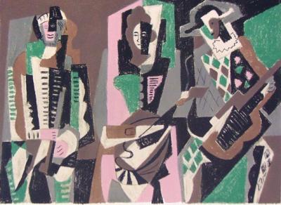 Gino SEVERINI - Le concert, 1995 - Lithographie originale signée et numérotée au crayon 2