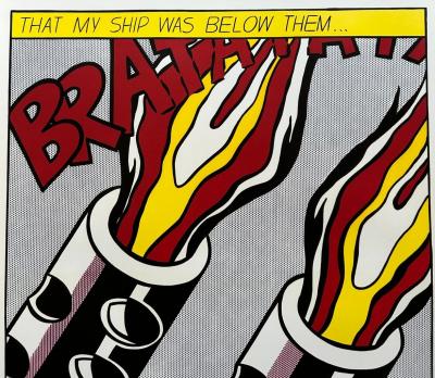 Roy LICHTENSTEIN - AS I OPERED FIRE - Triptyque - 1966 2