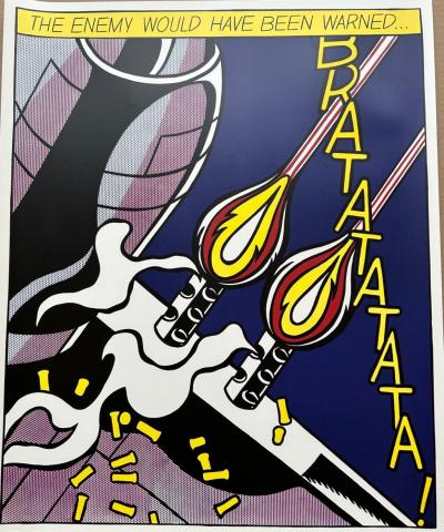 Roy LICHTENSTEIN - AS I OPENED FIRE - Triptych - 1964 2