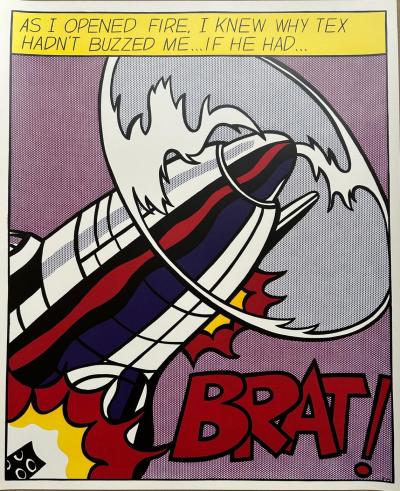 Roy LICHTENSTEIN - AS I OPENED FIRE -  Triptyque - 1966 2