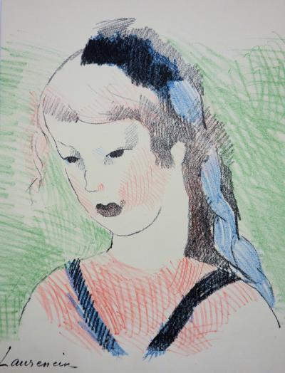 Marie Laurencin : Alice au Pays des Merveilles - Lithographie originale signée 1930 2