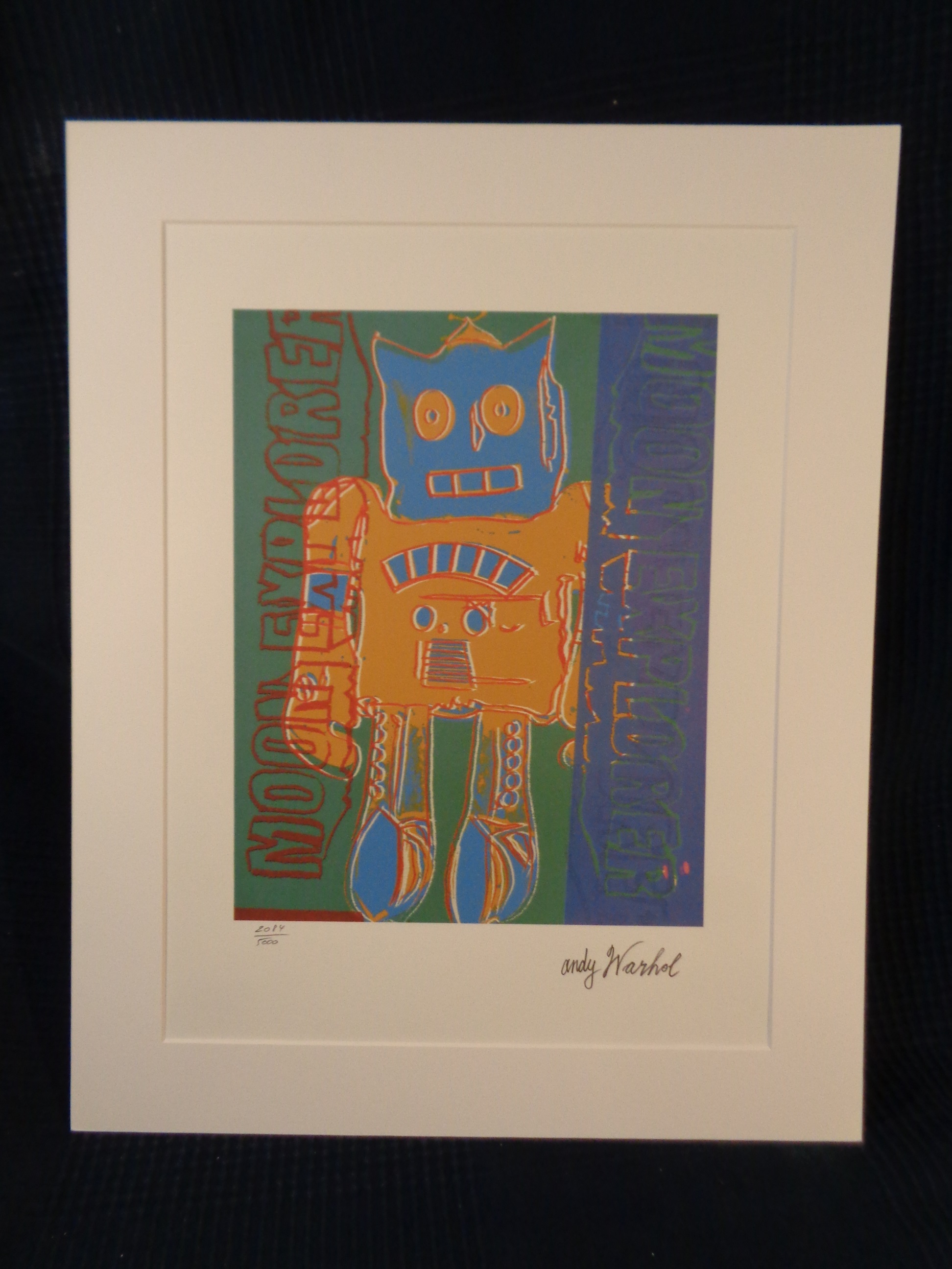 Andy WARHOL (d'après) Moon Explorer lithographie - Art contemporain ...