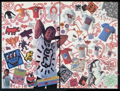 Andy WARHOL - Keith Haring, circa 1986 - Sérigraphie 2