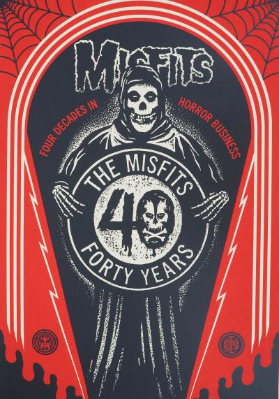 Shepard FAIREY (Obey) - The Misfits - Sérigraphie Signée et Numérotée 2