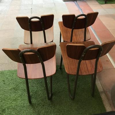Pierre GUARICHE - Prefacto, 1951 - édition Airborne - Lot de 4 chaises 2