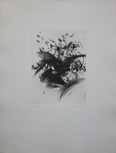 Julius BALTAZAR - Joie interne, Gravure originale signée 2