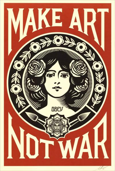 Obey Giant dit, Shepard Fairey (USA, 1970)  - signé et daté 2