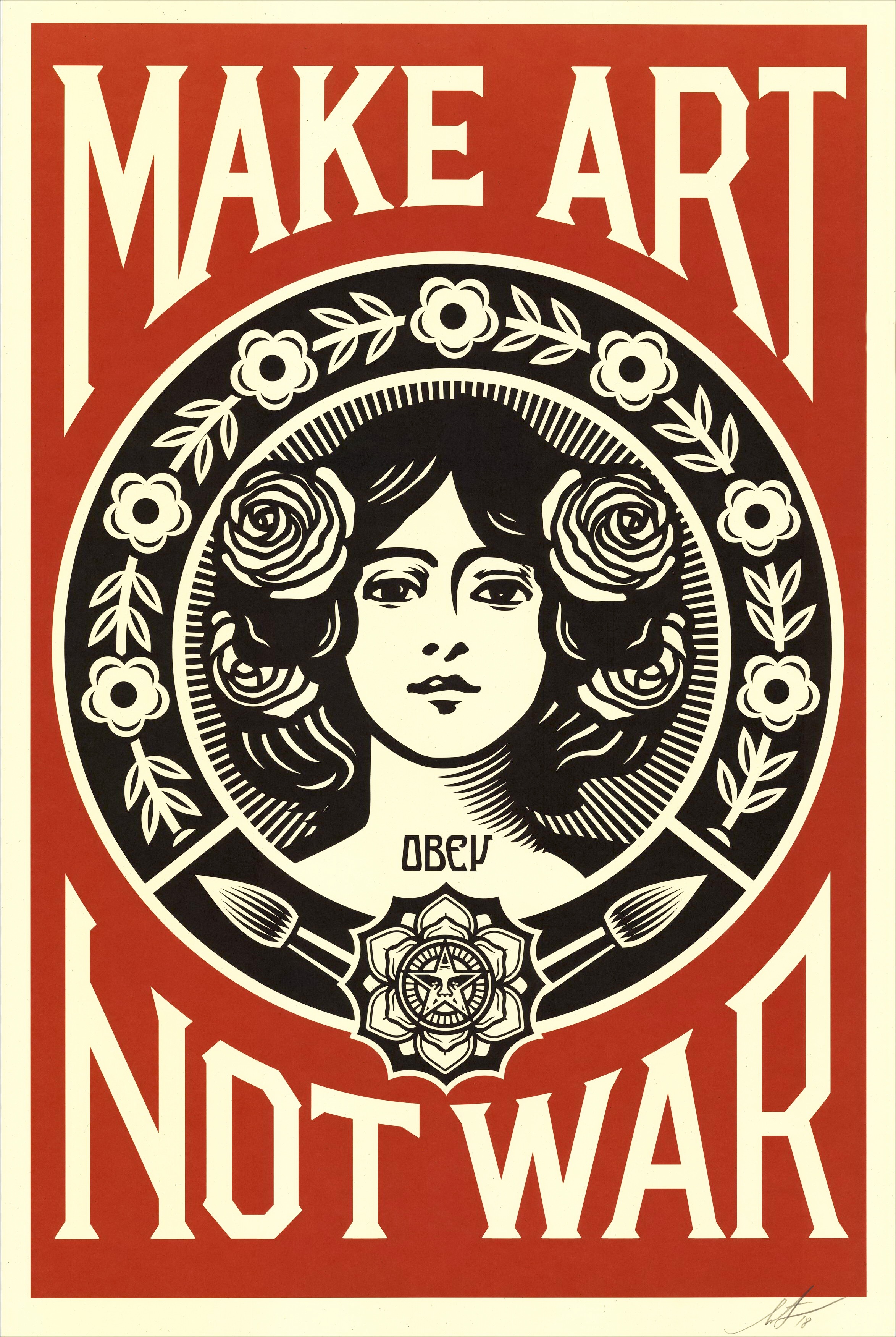 Obey Giant Dit Shepard Fairey USA 1970 S rigraphie Sign e Et 