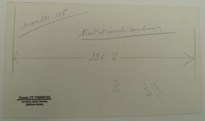Pierre-Yves TREMOIS : La sieste du taureau - Dessin original, 1959 2