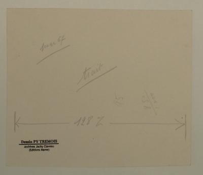 Pierre-Yves TREMOIS : Le brave toréador, 1959 - Dessin original 2