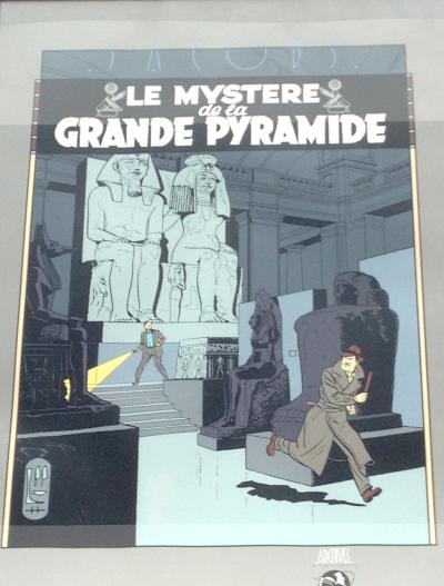 Edgar P. JACOBS -  Blake et Mortimer : Le mystère de la grande Pyramide, 1987 - Sérigraphie 2